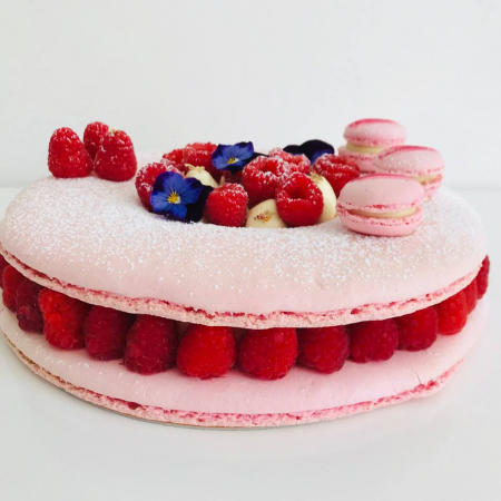 Macaron King Size Framboise Pistache