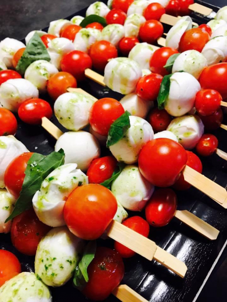 Brochette Tomate Mozzarella & Pesto
