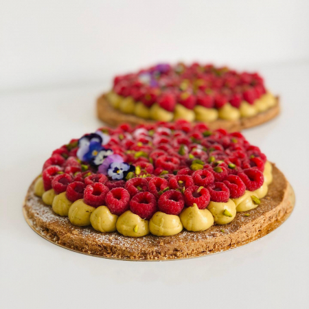 Tarte Revisitée aux Framboises