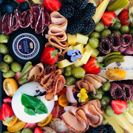 Plateau de fromage et charcuterie